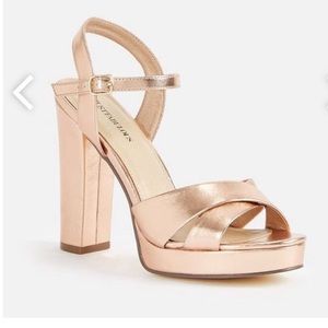 Rose gold heels